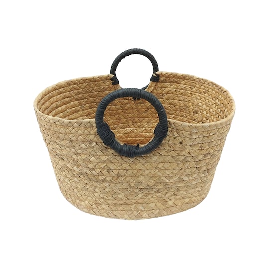 14.5" Water Hyacinth Decorative Basket by Ashland®